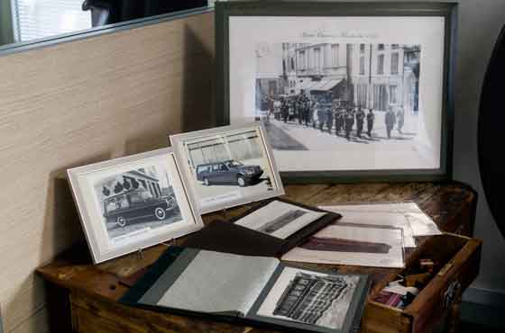 Foto storiche dei primi anni di attività nelle onoranze funebri di Centro Onoranze Funebri Guala